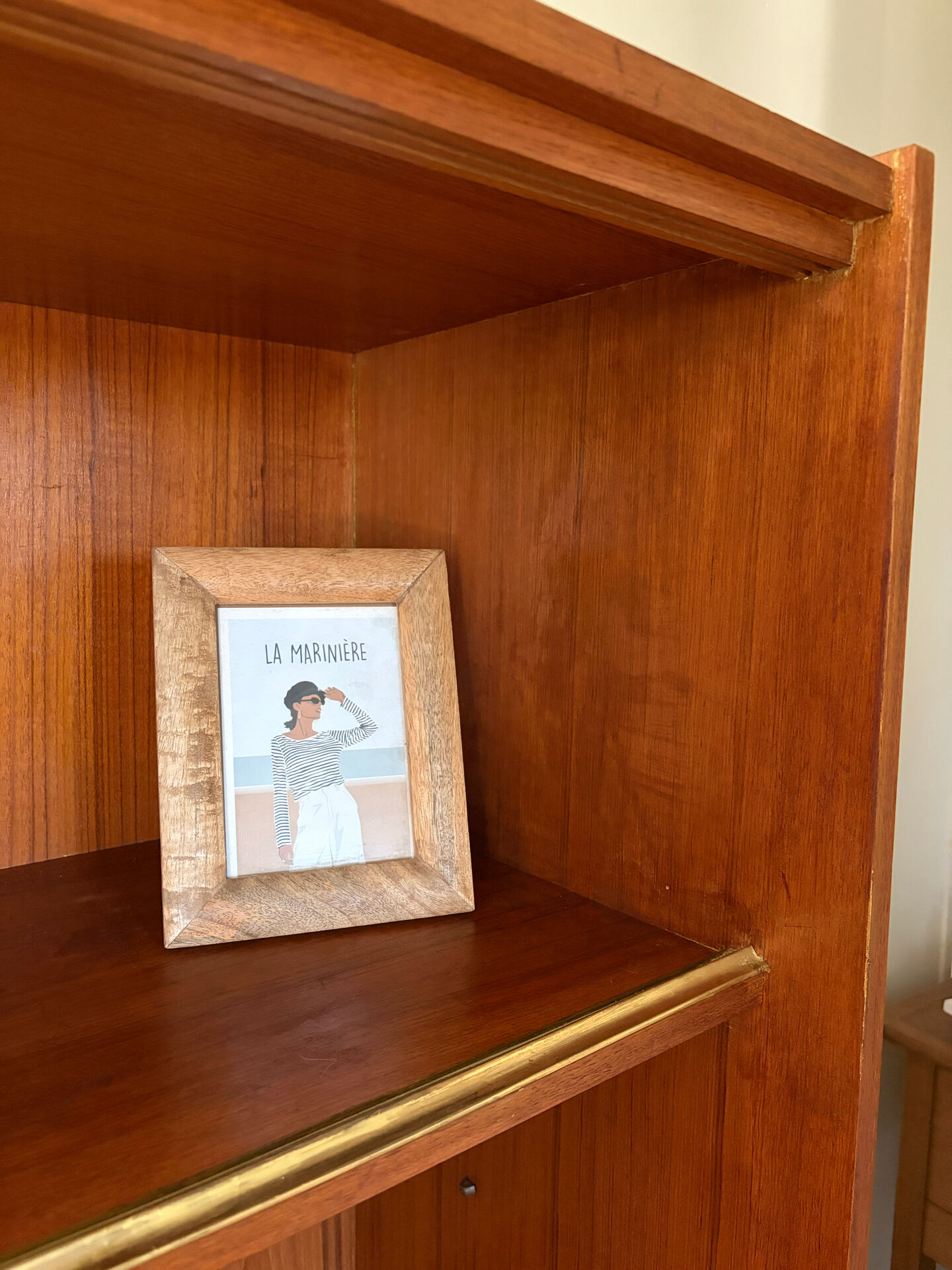 Vintage Scandinavian library secretary