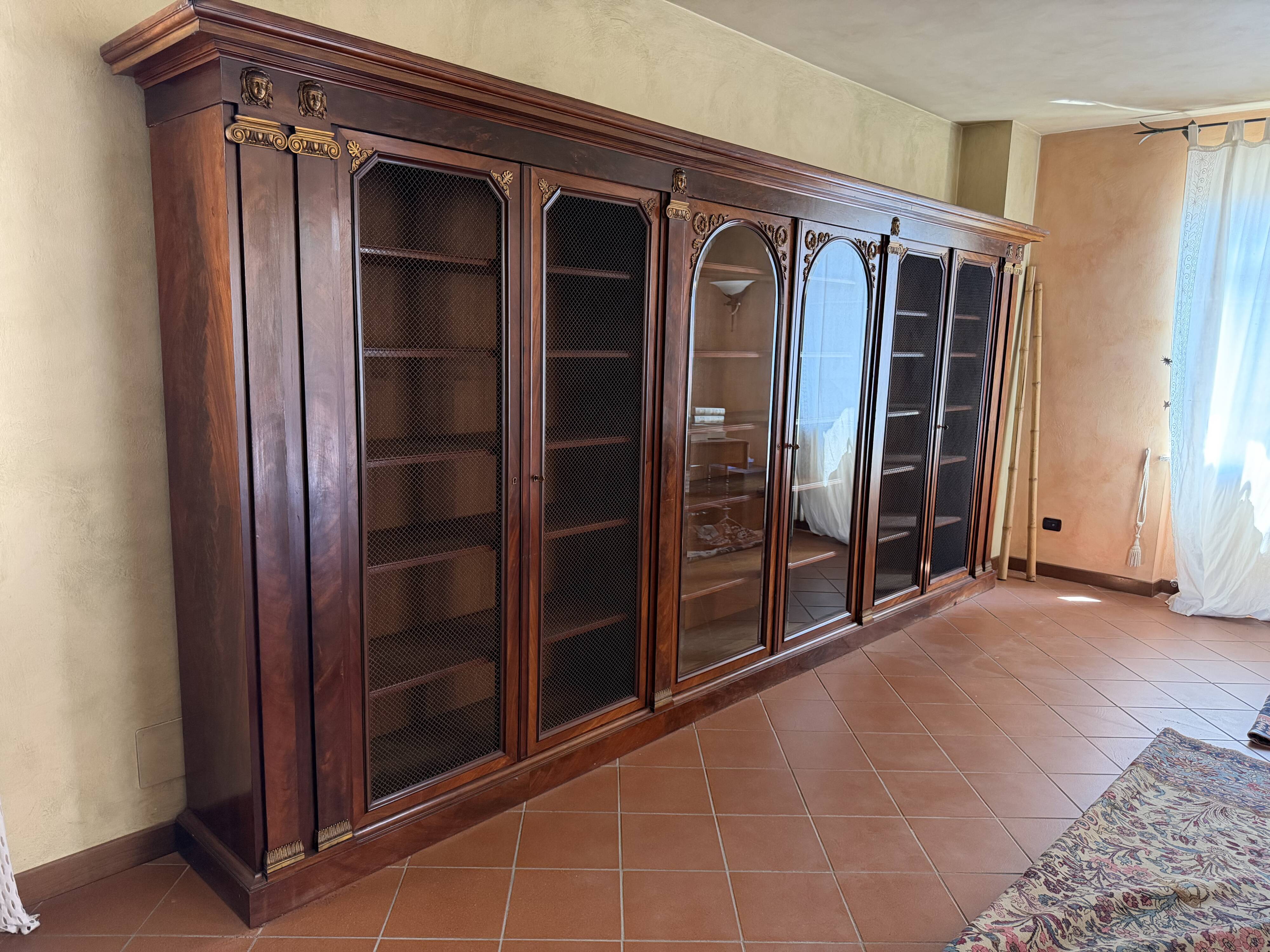 Important Library Cabinet in Italy