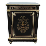 Meuble d’appui en poirier noirci, époque Napoléon III, milieu XIXème