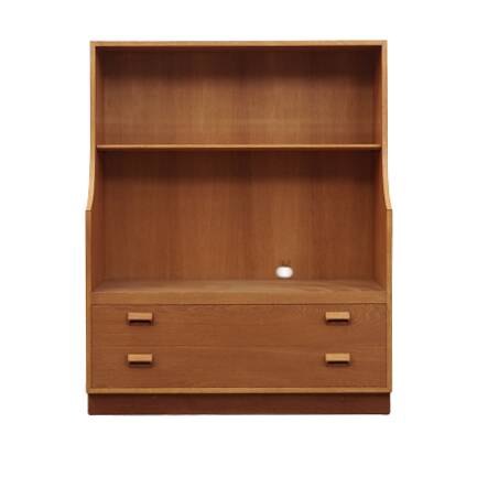 Ash bookcase, Danish design, 1970s, designer: Børge Mogensen