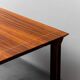 Table en bois et métal 1970 vintage modernisme