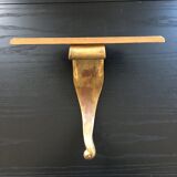 Gold patinated wall console