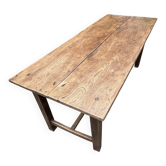 Ancienne table de ferme normande en bois massif – XIXe / début XXe siè