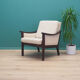 Fauteuil beige, années 1970, design danois, fabriqué au Danemark