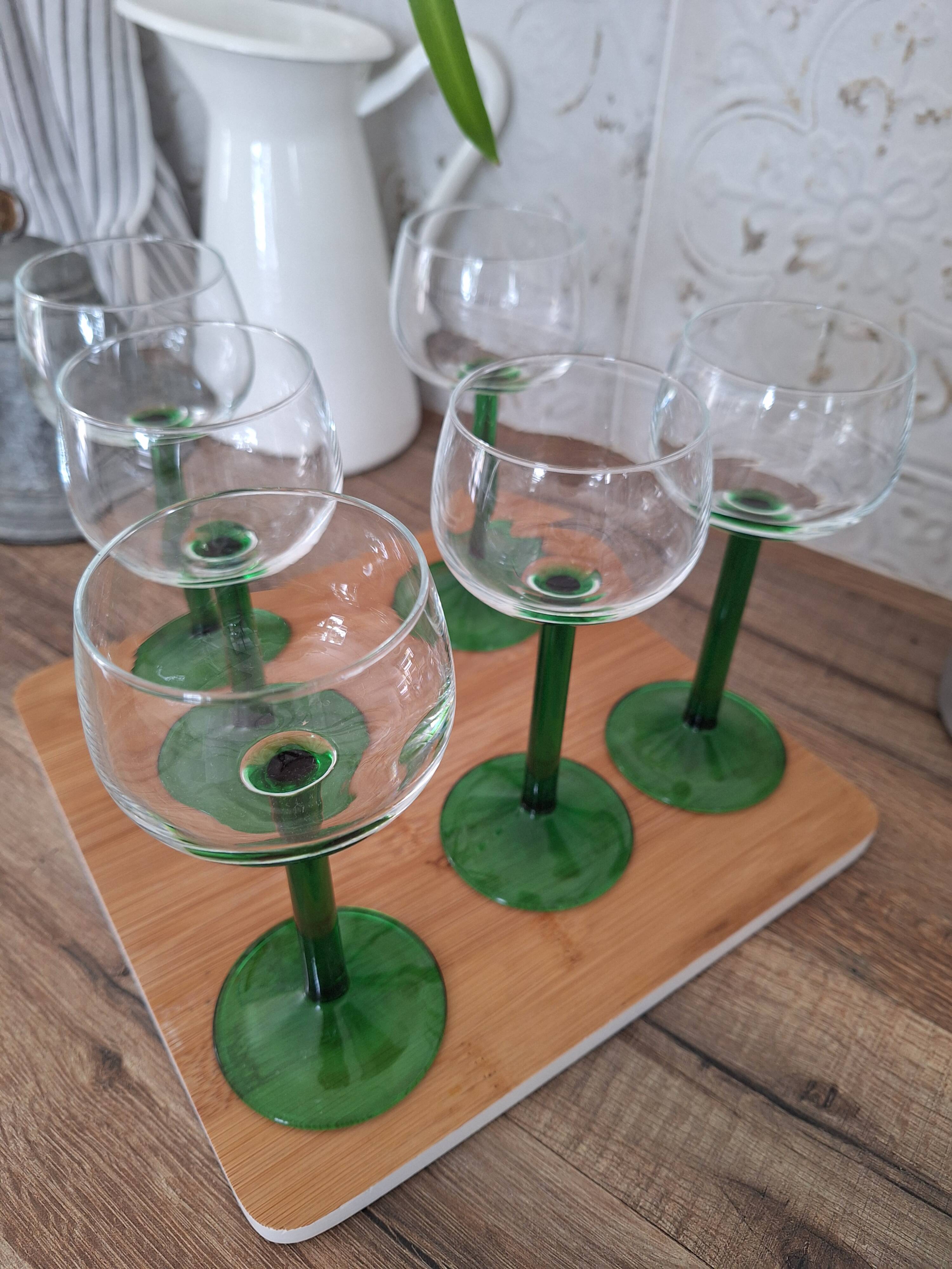 Verres à vin blanc d'Alsace