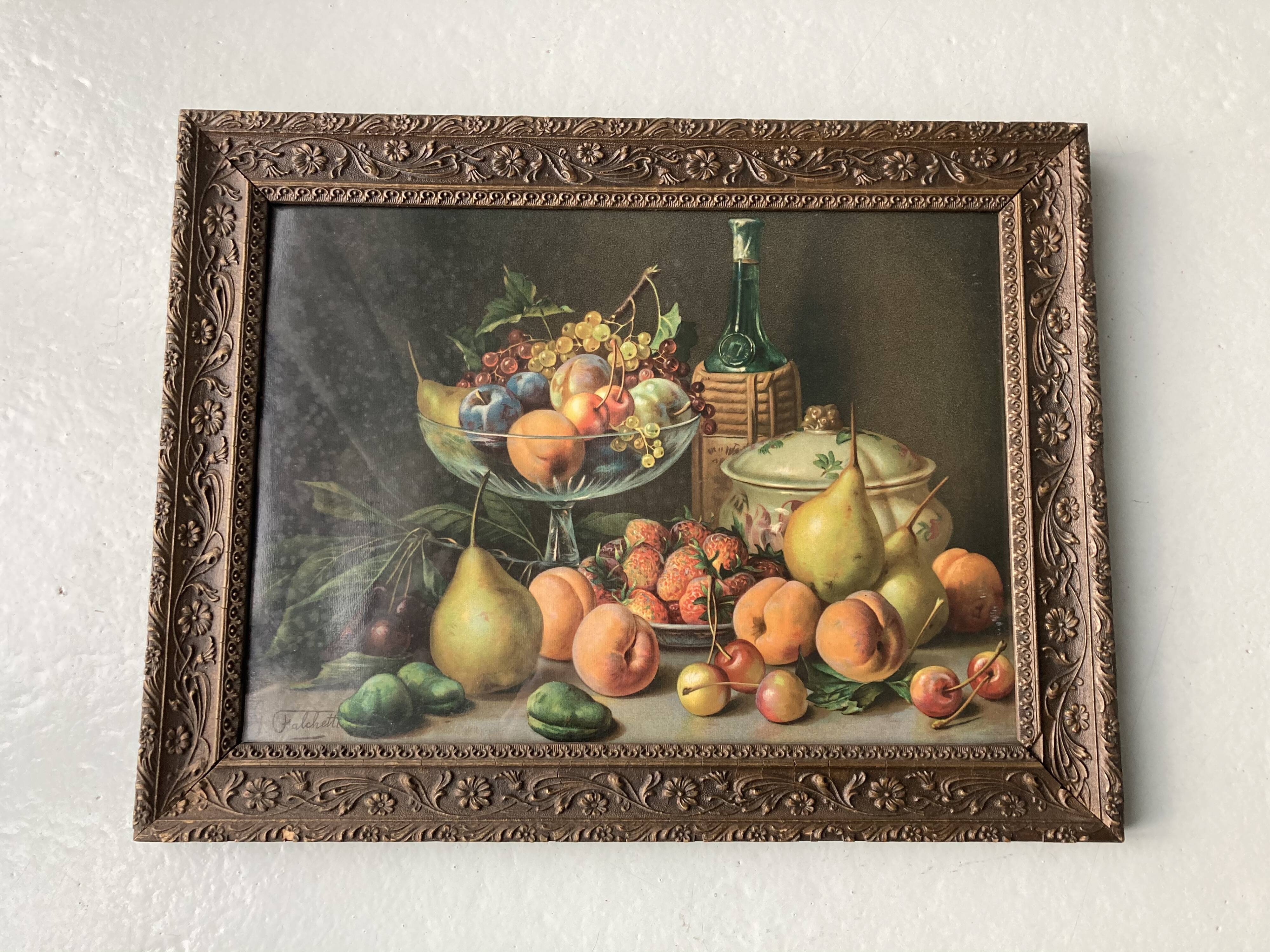 Still life chromolithography