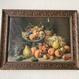 Chromolithographie nature morte