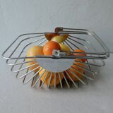 Chrome metal basket, 70s