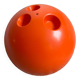 Sceau à glaçon rond orange boule de bowling