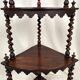 Rosewood corner shelf, Napoleon III period