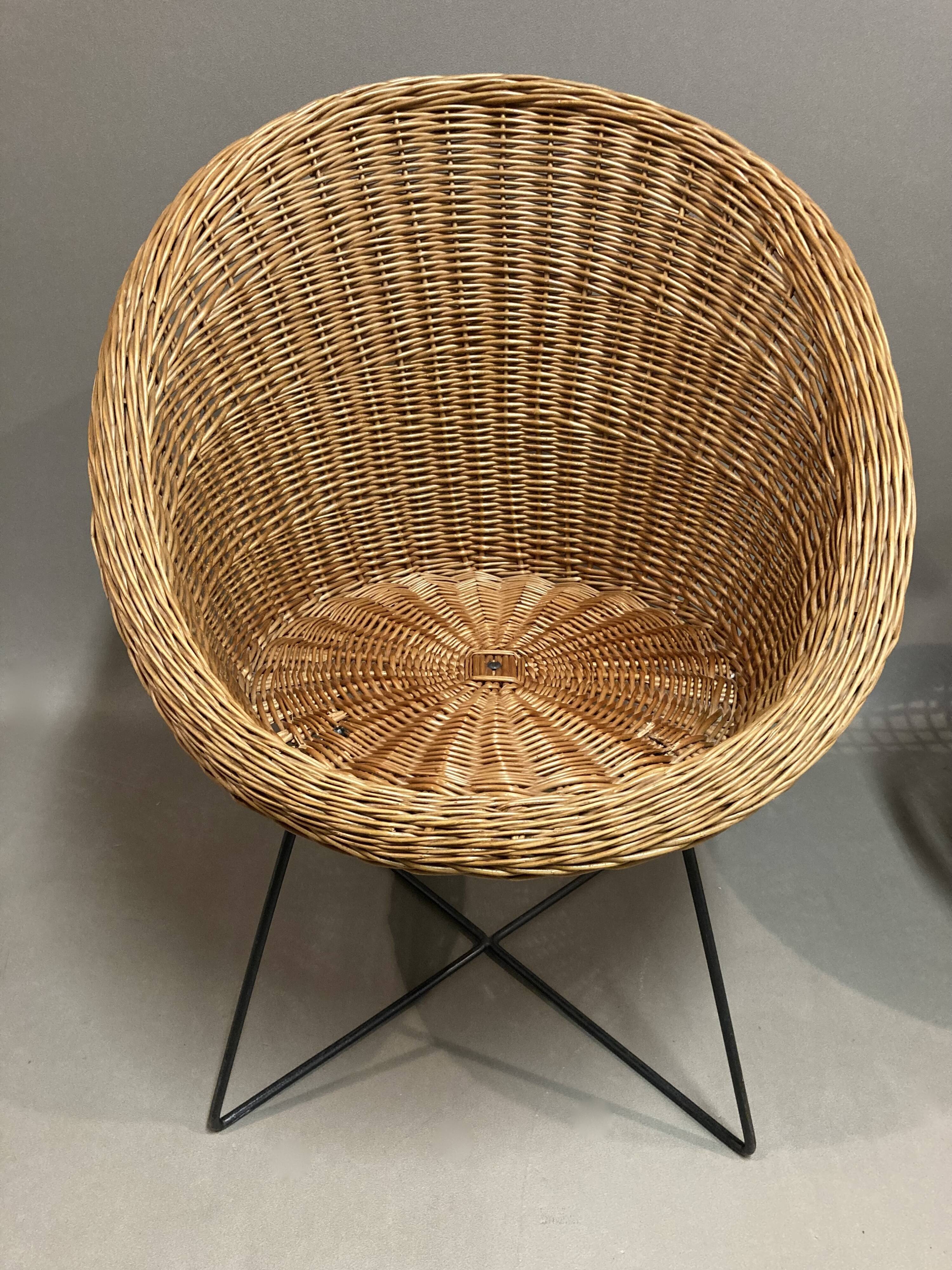 Armchair and matching table design 1950