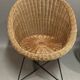 Fauteuil et sa table assortie design 1950
