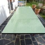 Solid oak and formica extension table