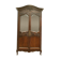 Bride wardrobe in carved channel Showcase two doors 19th century