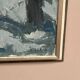 Original Vintage Swedish Oil on Panel – “Tre träd” by Svän Grandin – Signed – Vintage & Framed