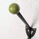 Vintage 1950 Wall Hook Metal and Lacquered Wood