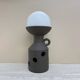 Large Doria Leuchten ceramic table lamp / floor lamp, 1970s