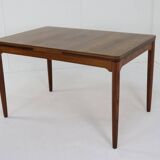 Extendable rectangular dining table in rosewood 'Emmedingen'