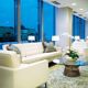 Knoll International Platner Crystal/Polished Nickel Dining Table