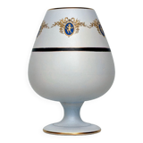 Footed vase, ceramic pot - Flora Keramiek Gouda Holland factory