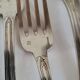 12 silver-plated metal forks Boulenger table cutlery