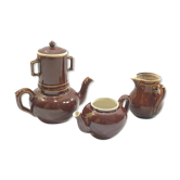 Cafetière, théière, pot à  lait