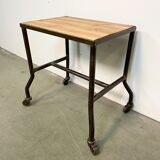 Industrial table on wheels, 1960s