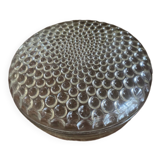 Boîte ronde avec couvercle cristal Lalique