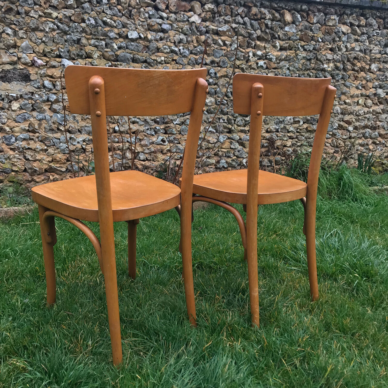 2 vintage Baumann bistro chairs 1940