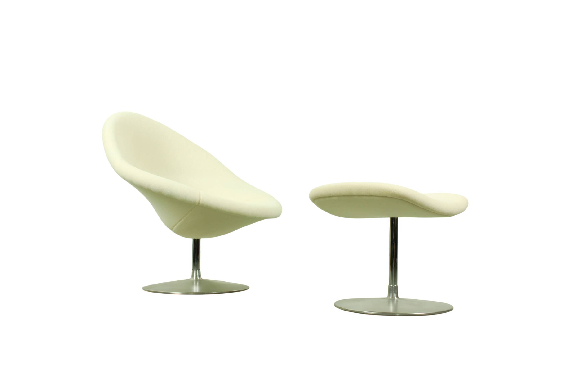 Iconic Pierre Paulin "Globe" Chair & Ottoman for Artifort