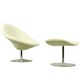 Iconic Pierre Paulin "Globe" Chair & Ottoman for Artifort