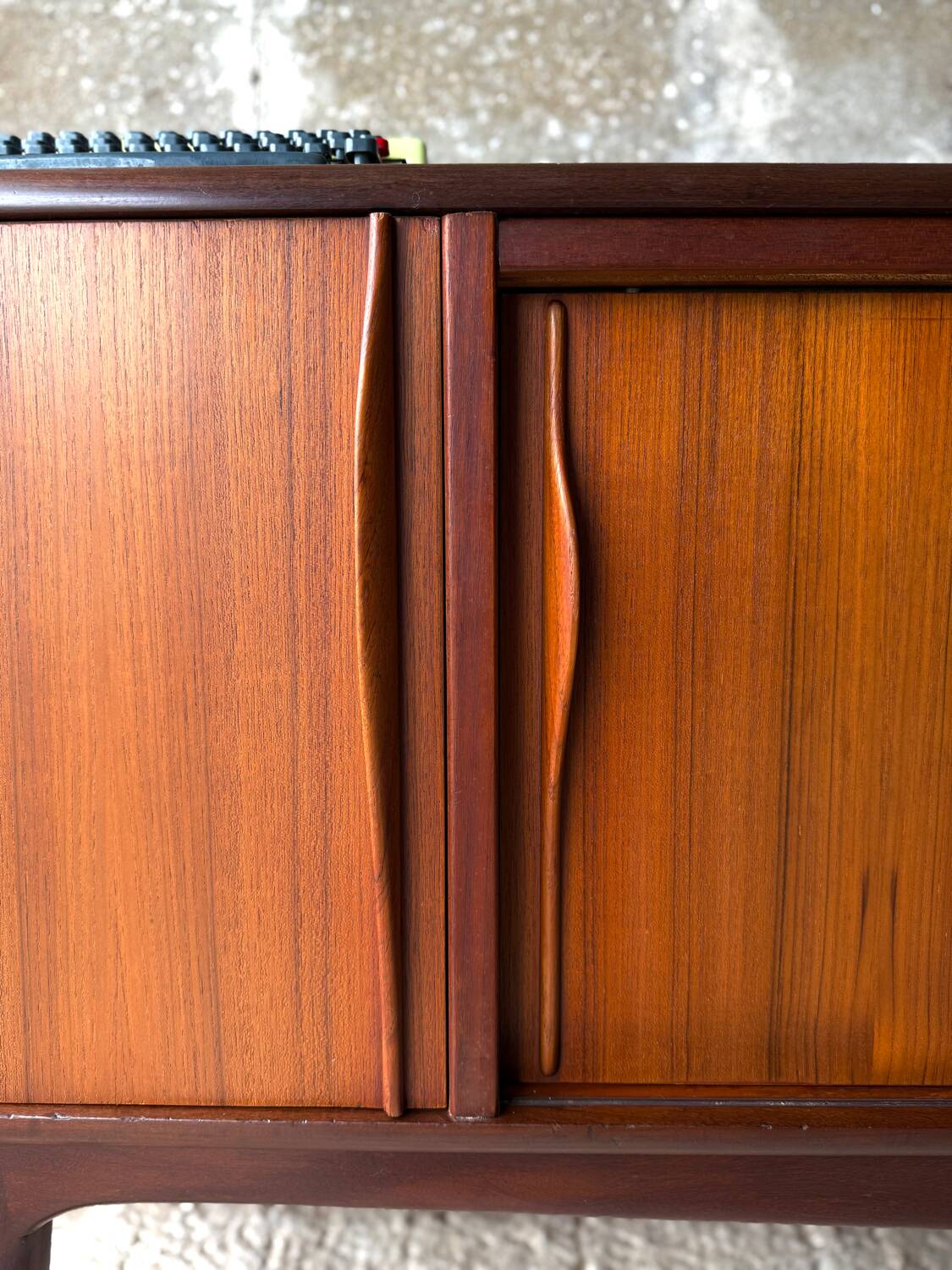 Scandinavian enfilade in teak, solid wood, 1960s/70s.