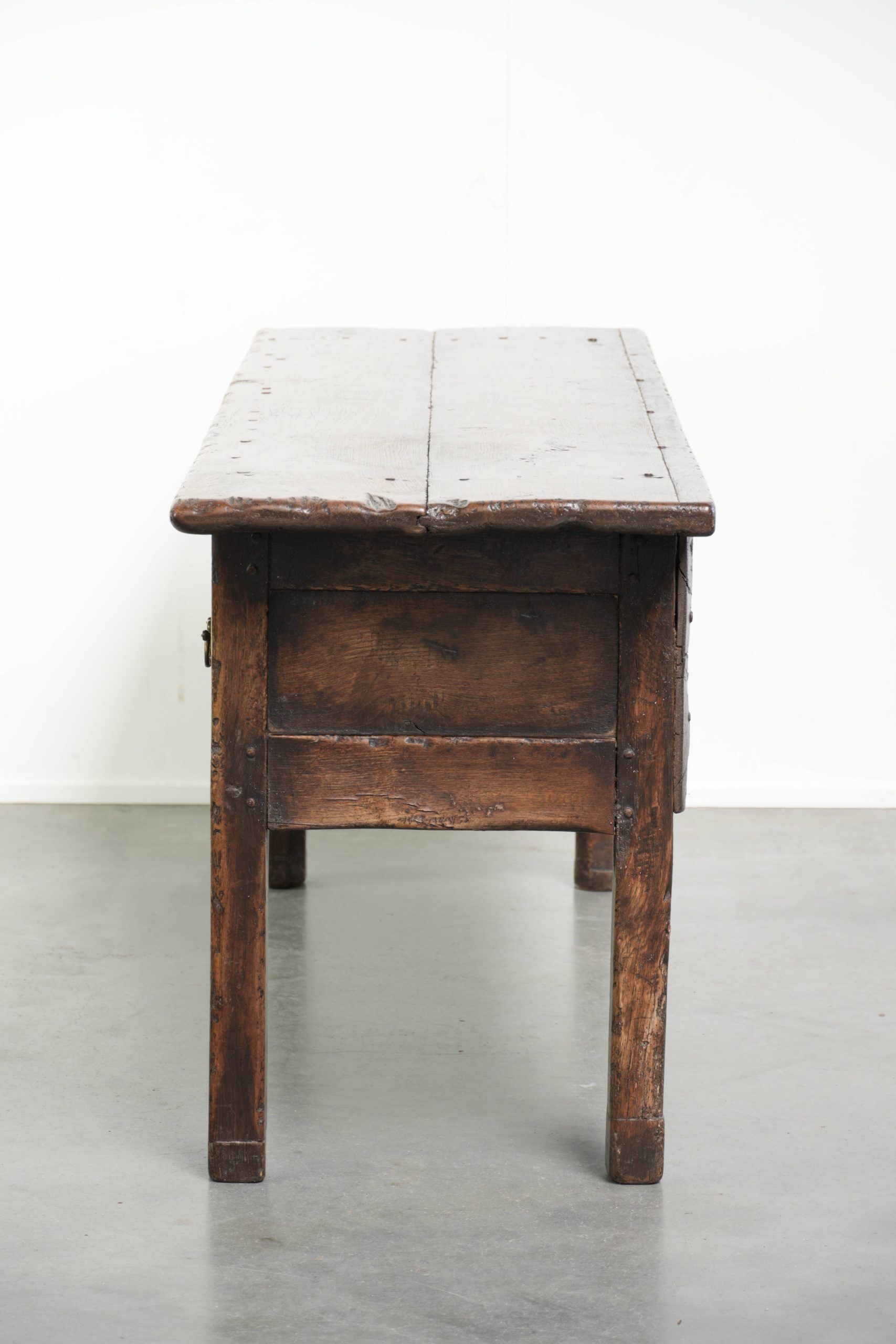 Antique sideboard in English style 19th century with a rural appearance