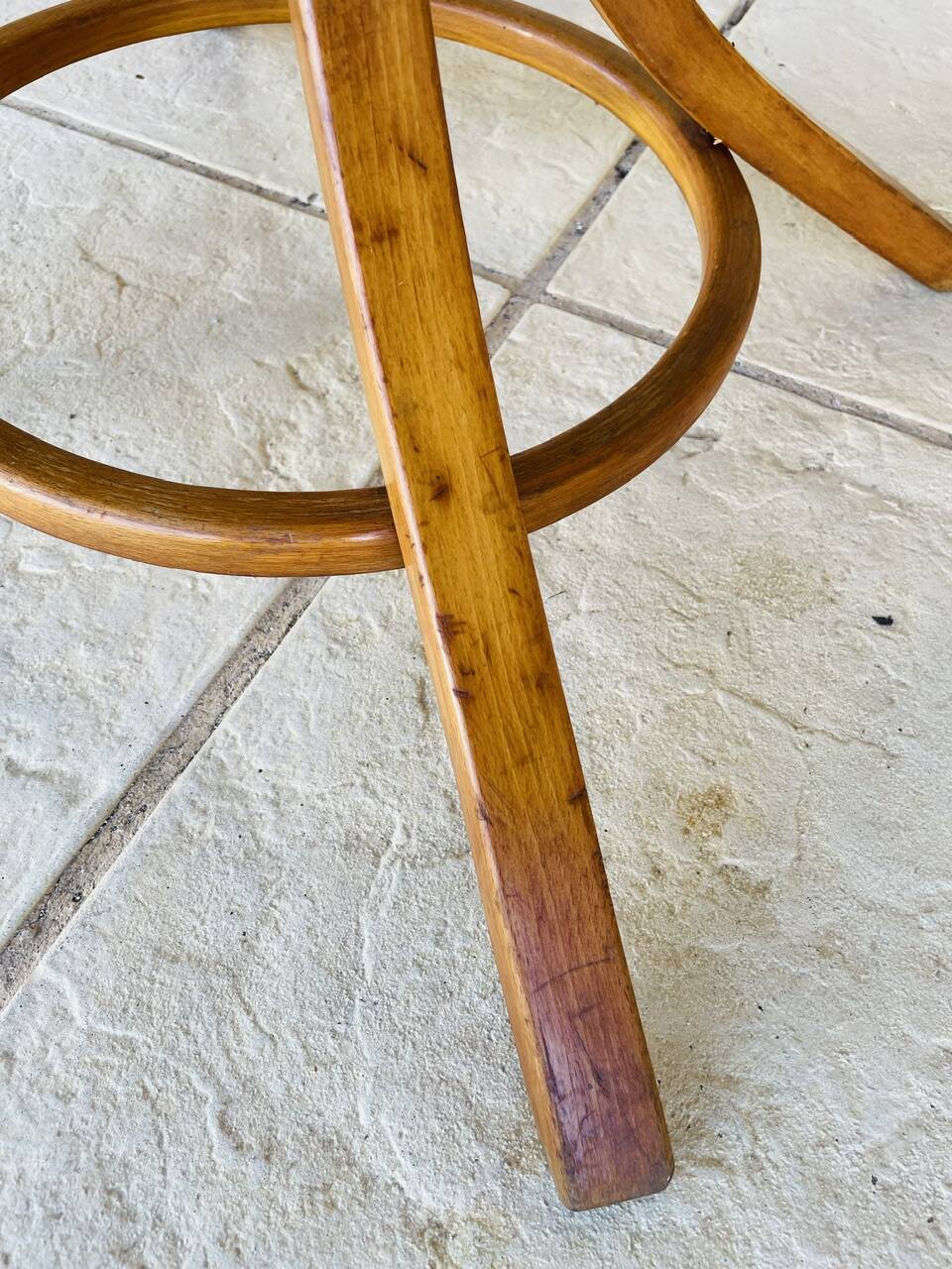 Vintage coat rack on legs by Baumann, circa 60s.