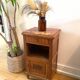 Small solid wood and marble sideboard
