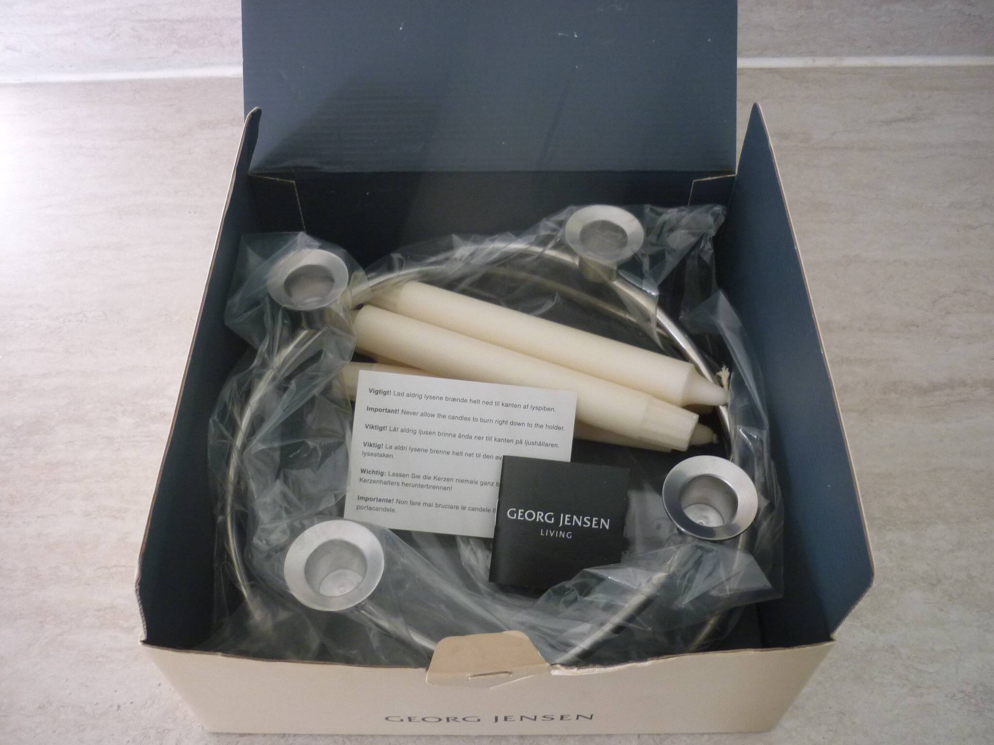 Season Living Candlestick by Georg Jensen