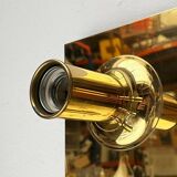 Ceiling lamp or wall sconce in brass from the mid-century German space age by Cosack, 1960s.