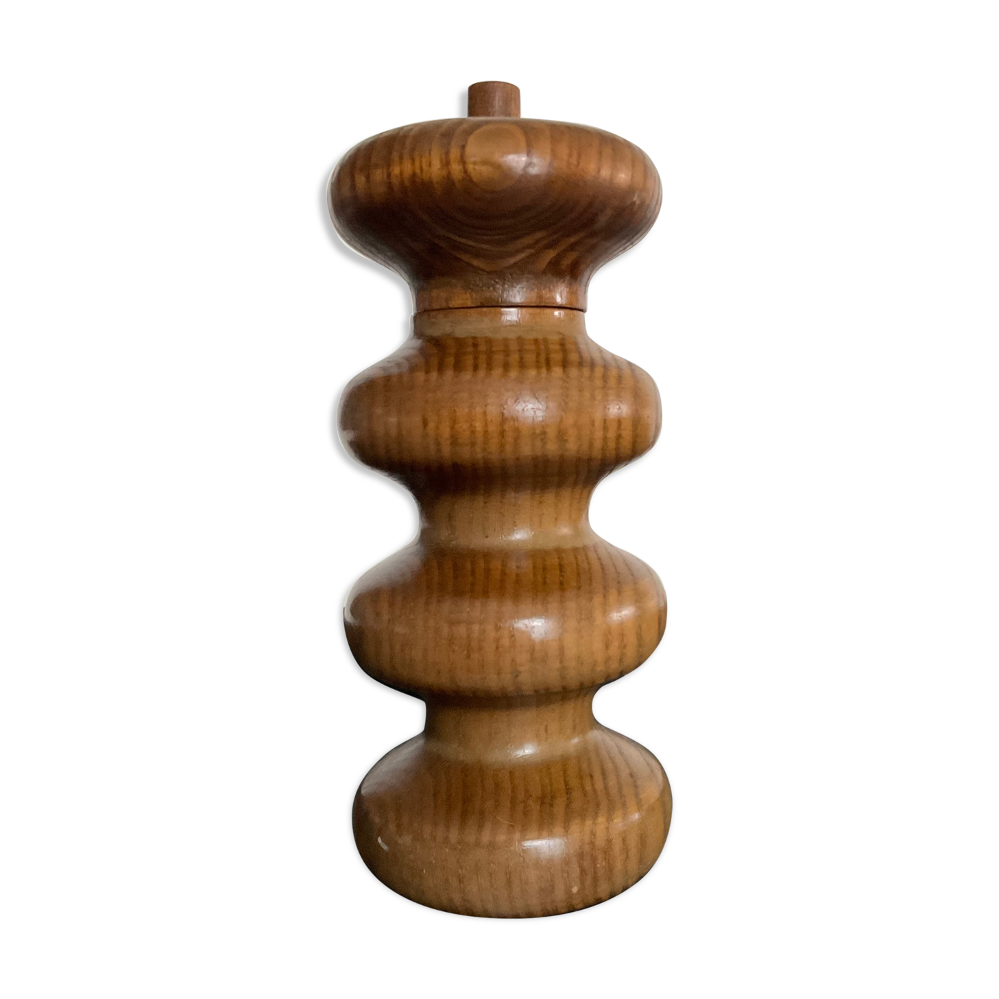 Scandinavian wooden pepper mill 70s
