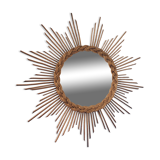 Rattan sun mirror from the 50/60s