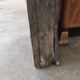 Wall dresser shelf for rustic wooden collection plates (fir and oak)