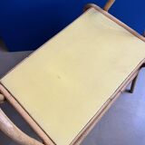 Vintage rattan magazine holder