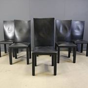 Arcalla high back dining chairs by Paolo Piva for B& B Italia set of 6