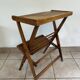 Table d'appoint, porte-revues scandinave vintage