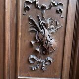 Empire style mahogany display cabinet bookcase