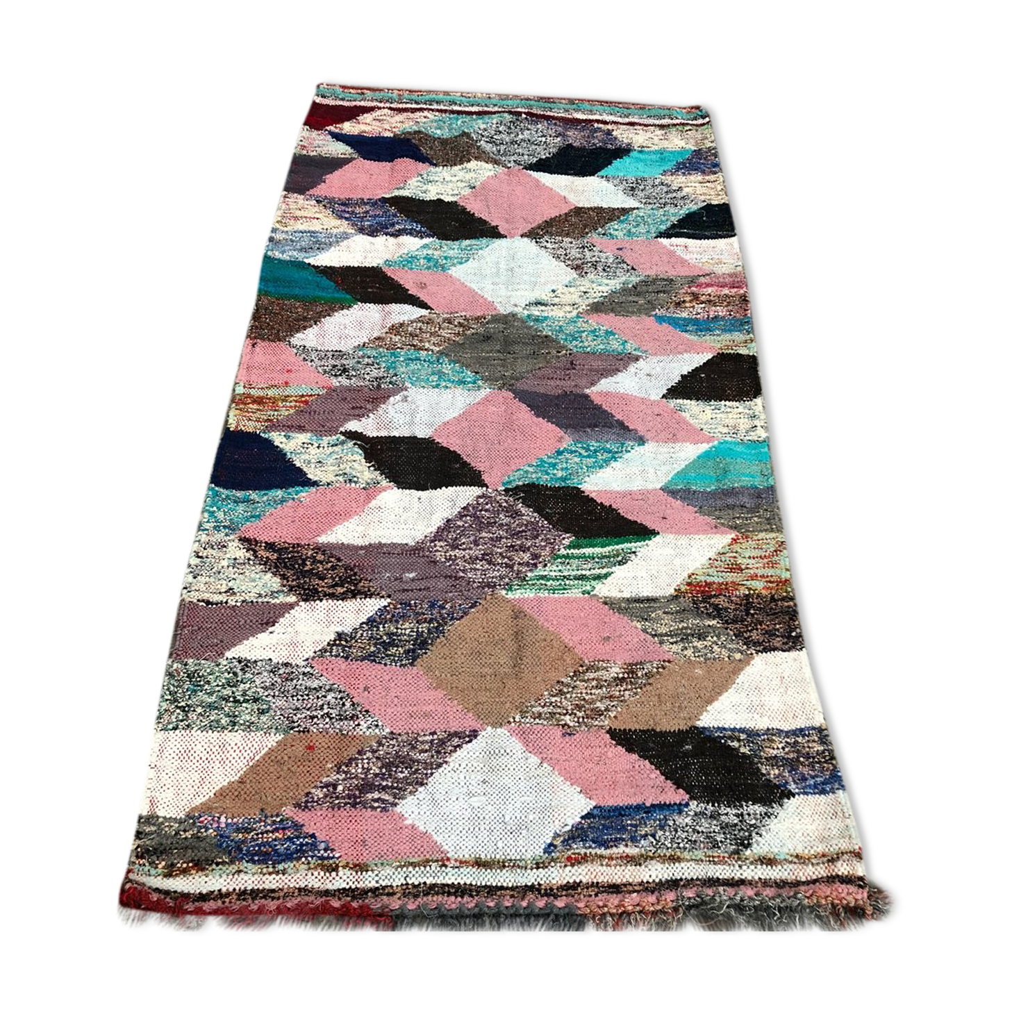 Kilim boucherouite 104 x 197 cm