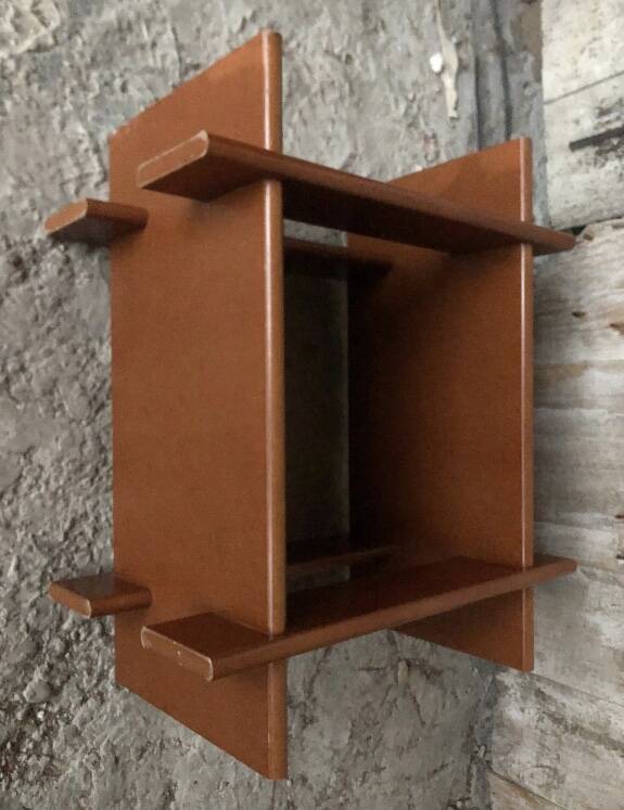 Old bedside table nightstand design wood 80s vintage