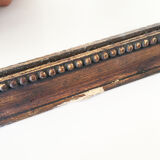 Gilded mirror in old wood - 116x35cm