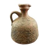 Gerhard Liebenthron, small brutalist pottery pitcher or vase