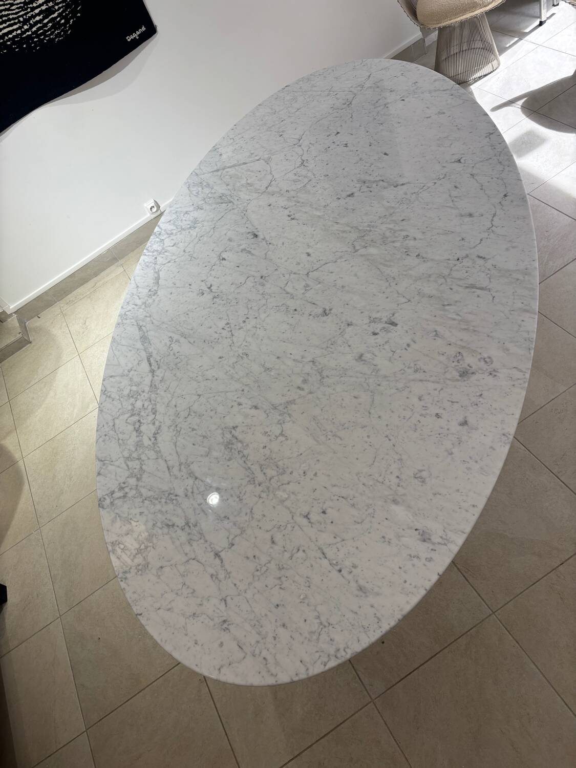Knoll eero Saarinen table 244 cm in marble