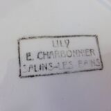 Round serving dish from Salins, Lily model
